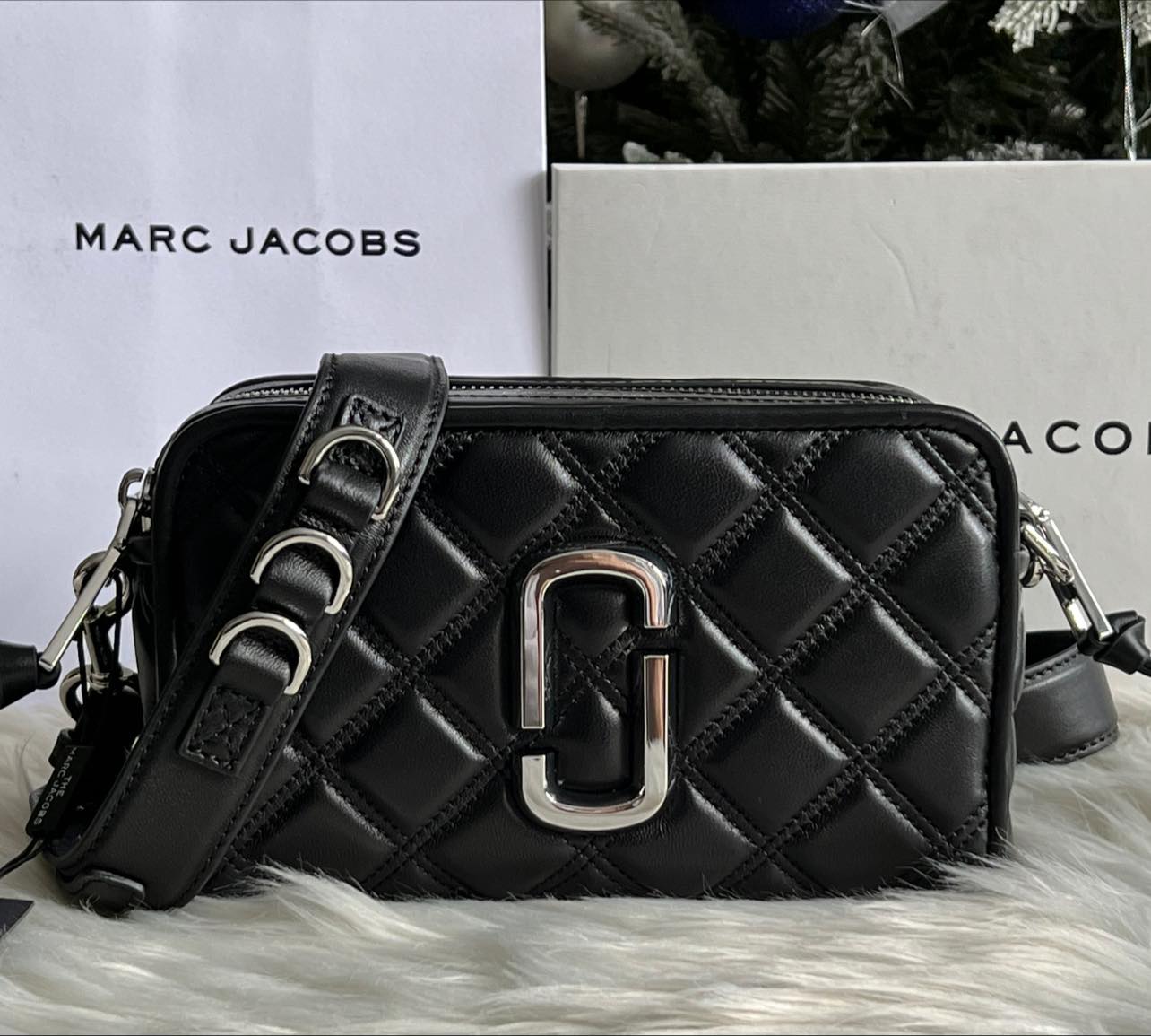 Marc Jacobs Women's The Softshot 21 Cross Body Bag - Black
