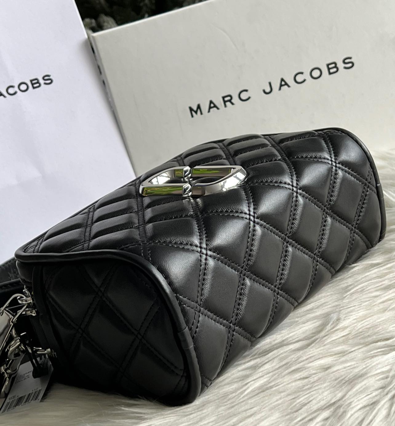 Marc jacobs quilted cheap softshot 21 black