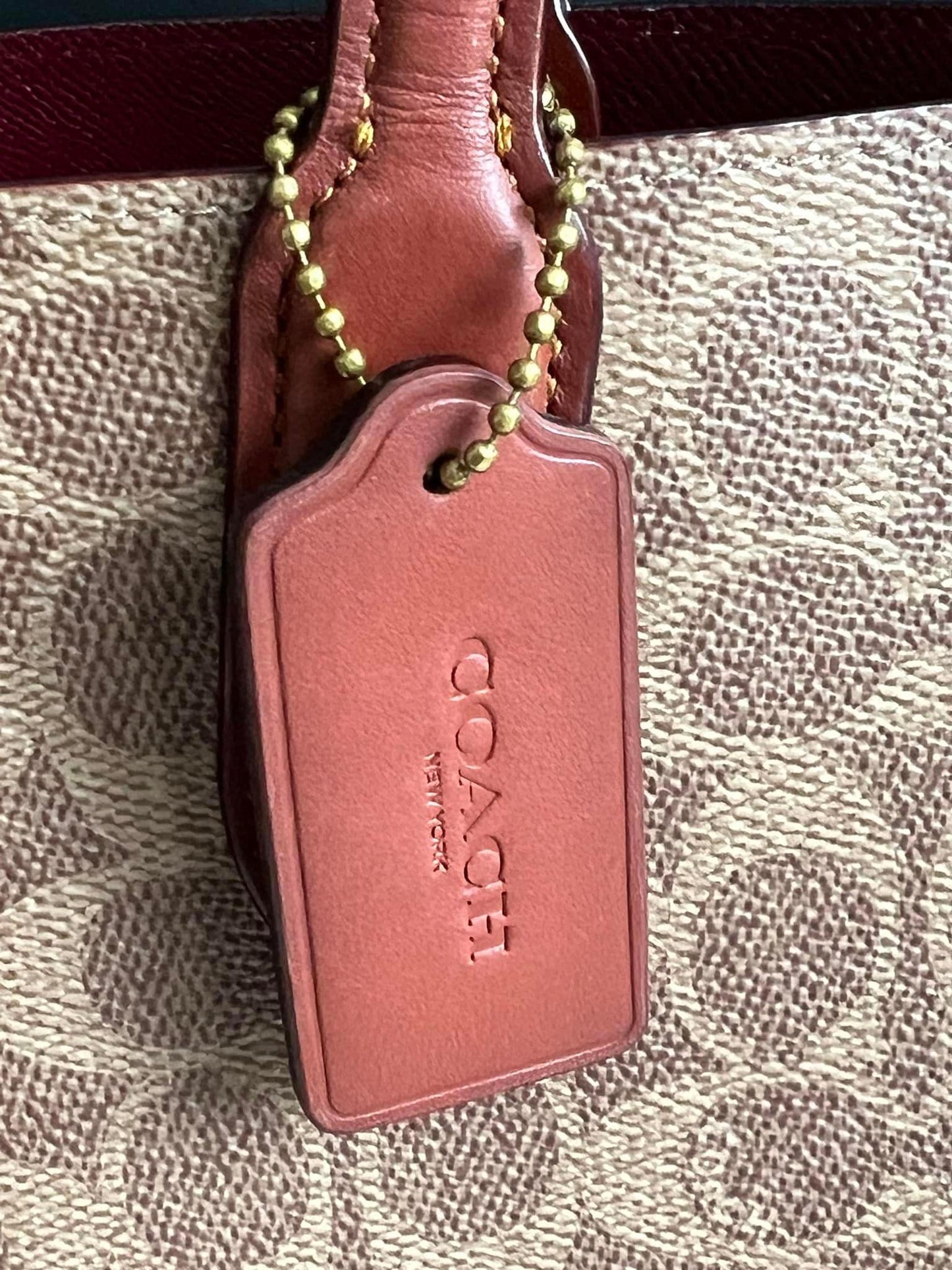 Coach Willow Tote In Signature Canvas