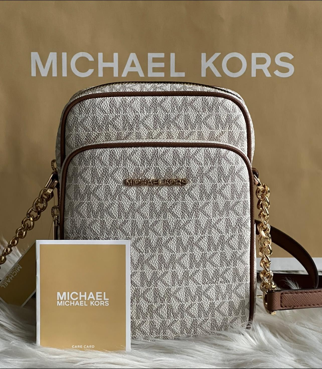 Michael Kors Jet Set Medium Logo Crossbody Bag