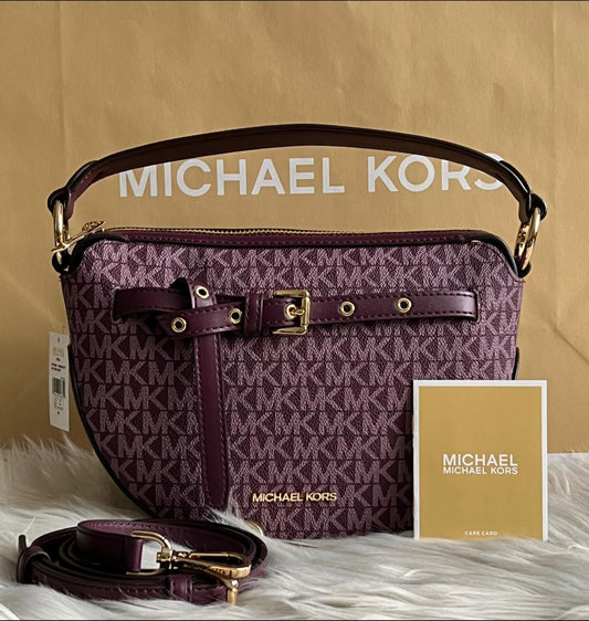 Michael Kors Emilia Medium Logo Shoulder Bag