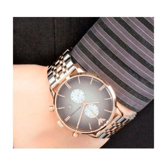 Emporio Armani Men’s Retro Rose Gold Watch