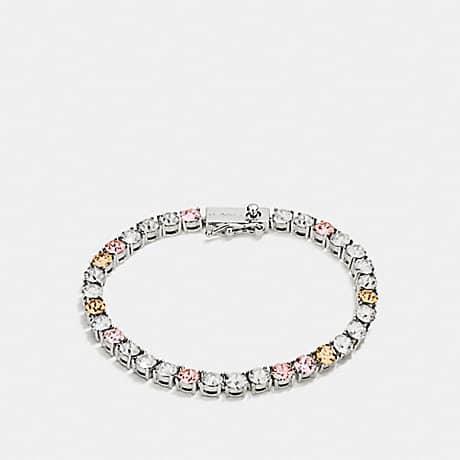 Coach Crystal Tennis Bracelet