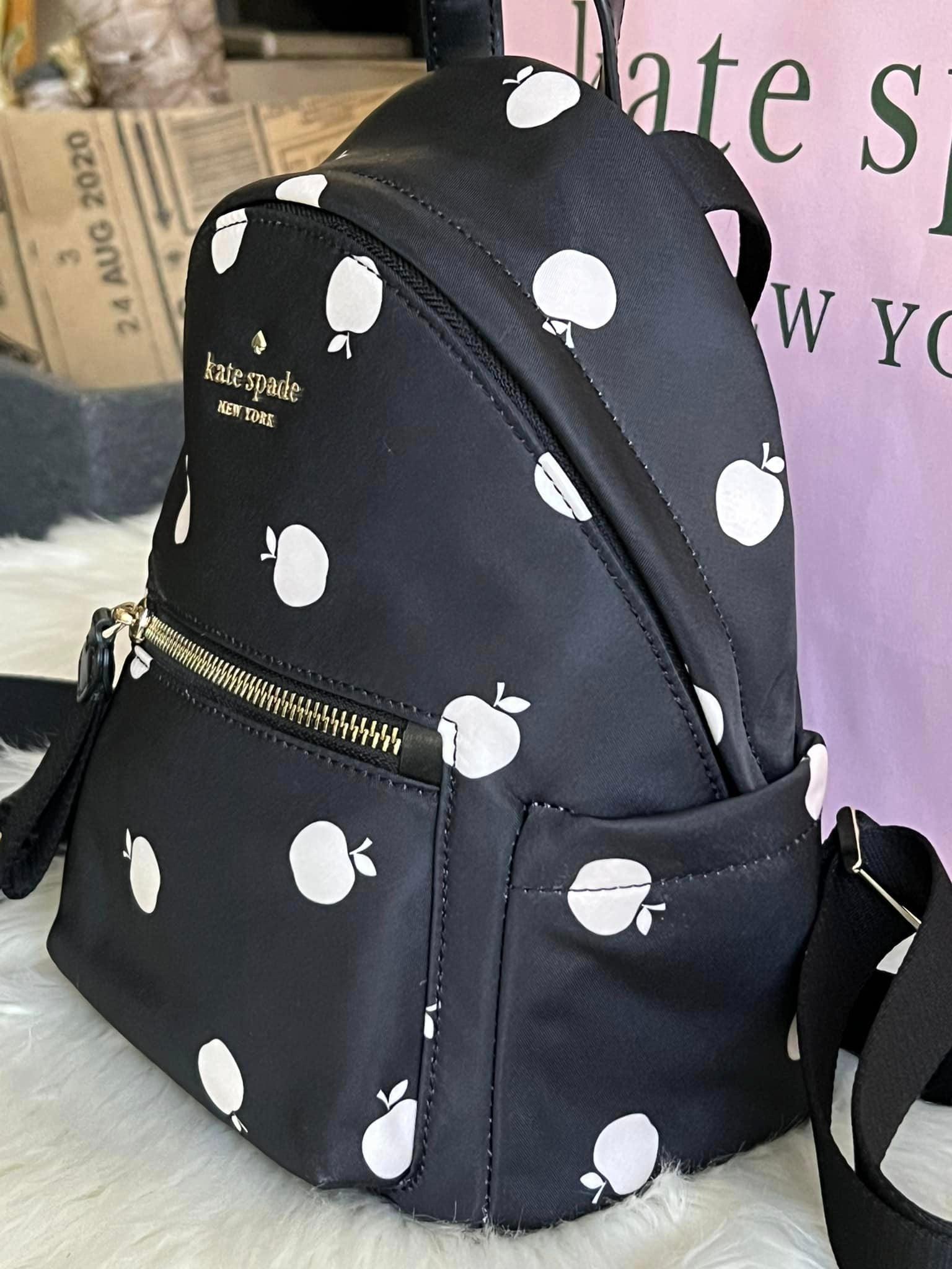 kate spade backpack mini ink Minnie Mouse Neema Bag Size Kate Spade - Black Nylon