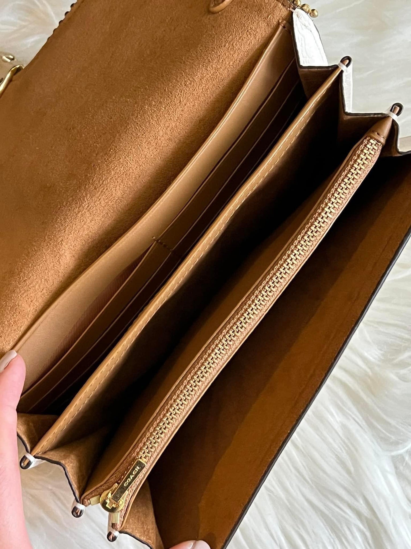 Coach Tabby Chain Clutch with Beadchain