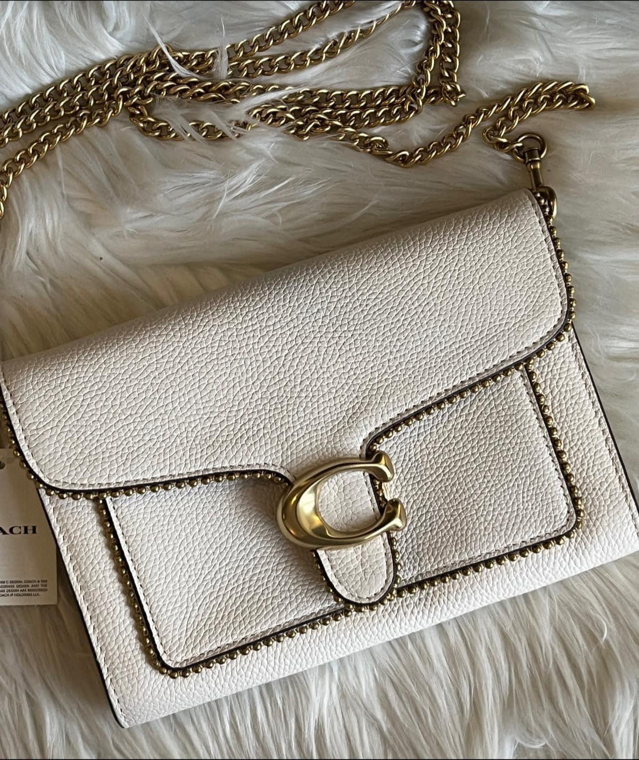 Coach Tabby Chain Clutch with Beadchain
