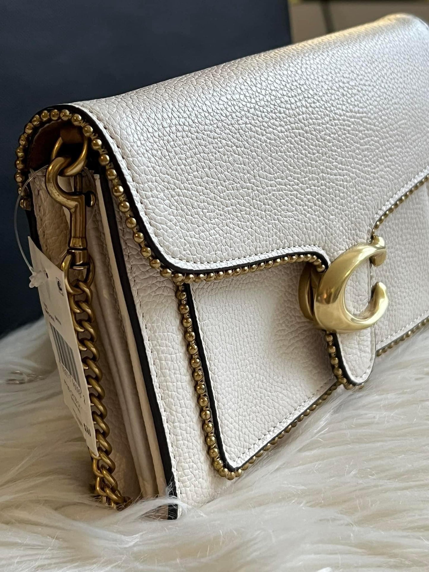 Coach Tabby Chain Clutch with Beadchain