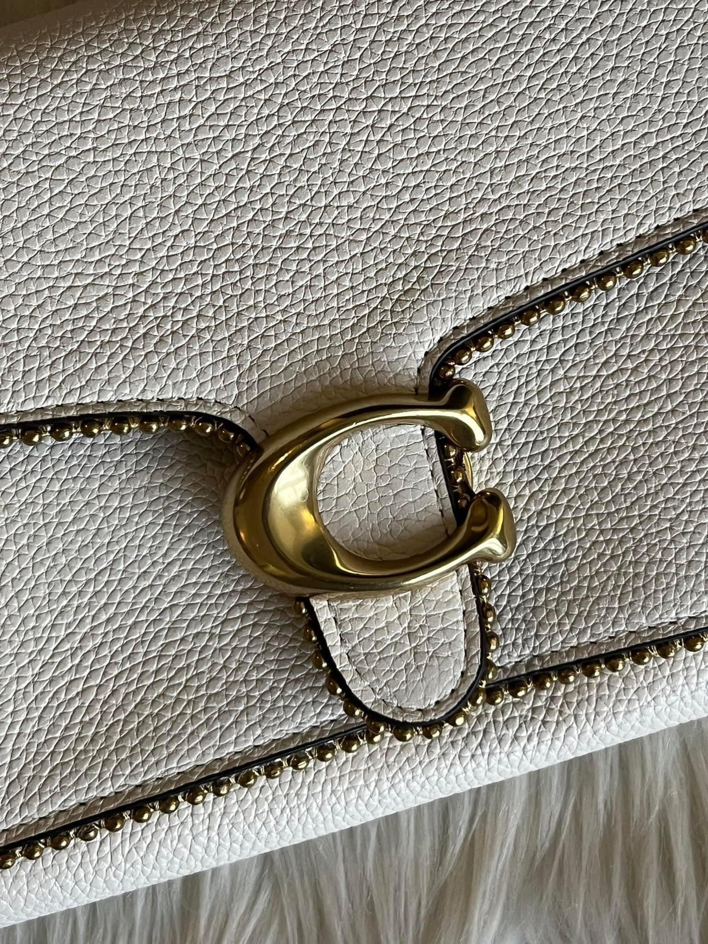 Coach Tabby Chain Clutch with Beadchain