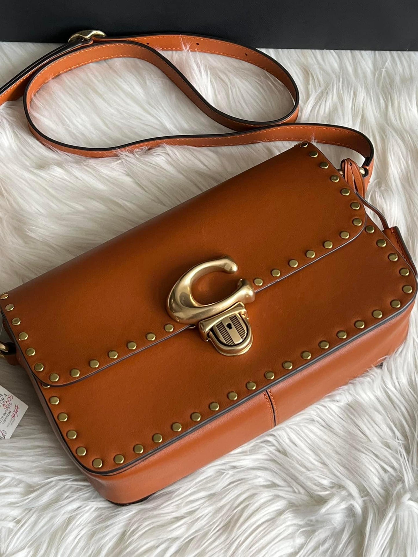 Coach Studio Shoulder Bag with Rivets