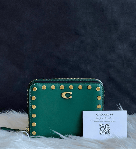 Coach Billfold Wallet with Rivets