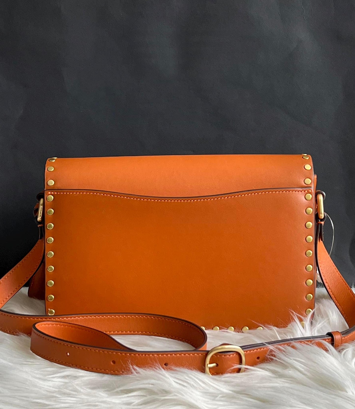 Coach Studio Shoulder Bag with Rivets
