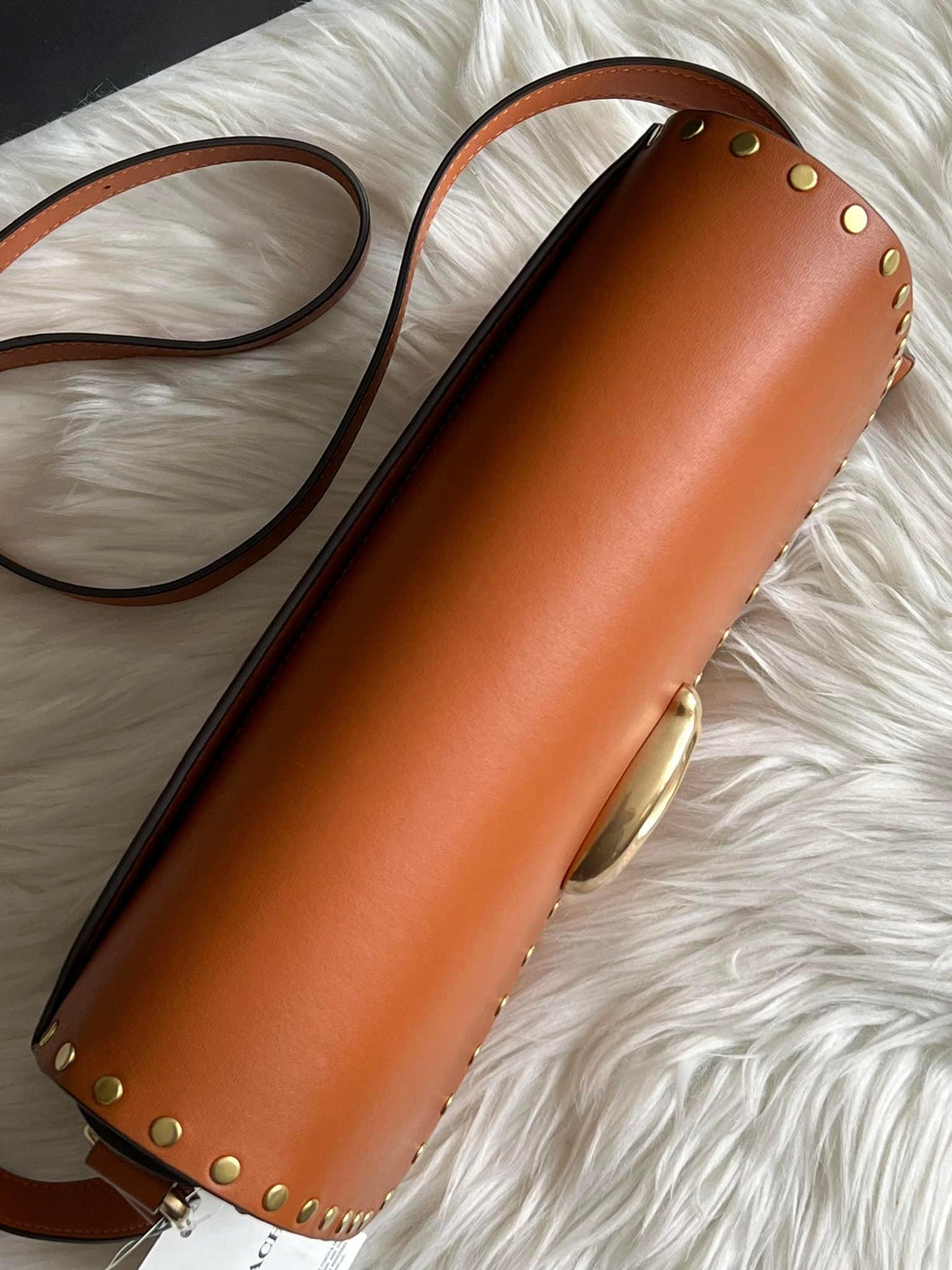 Coach Studio Shoulder Bag with Rivets
