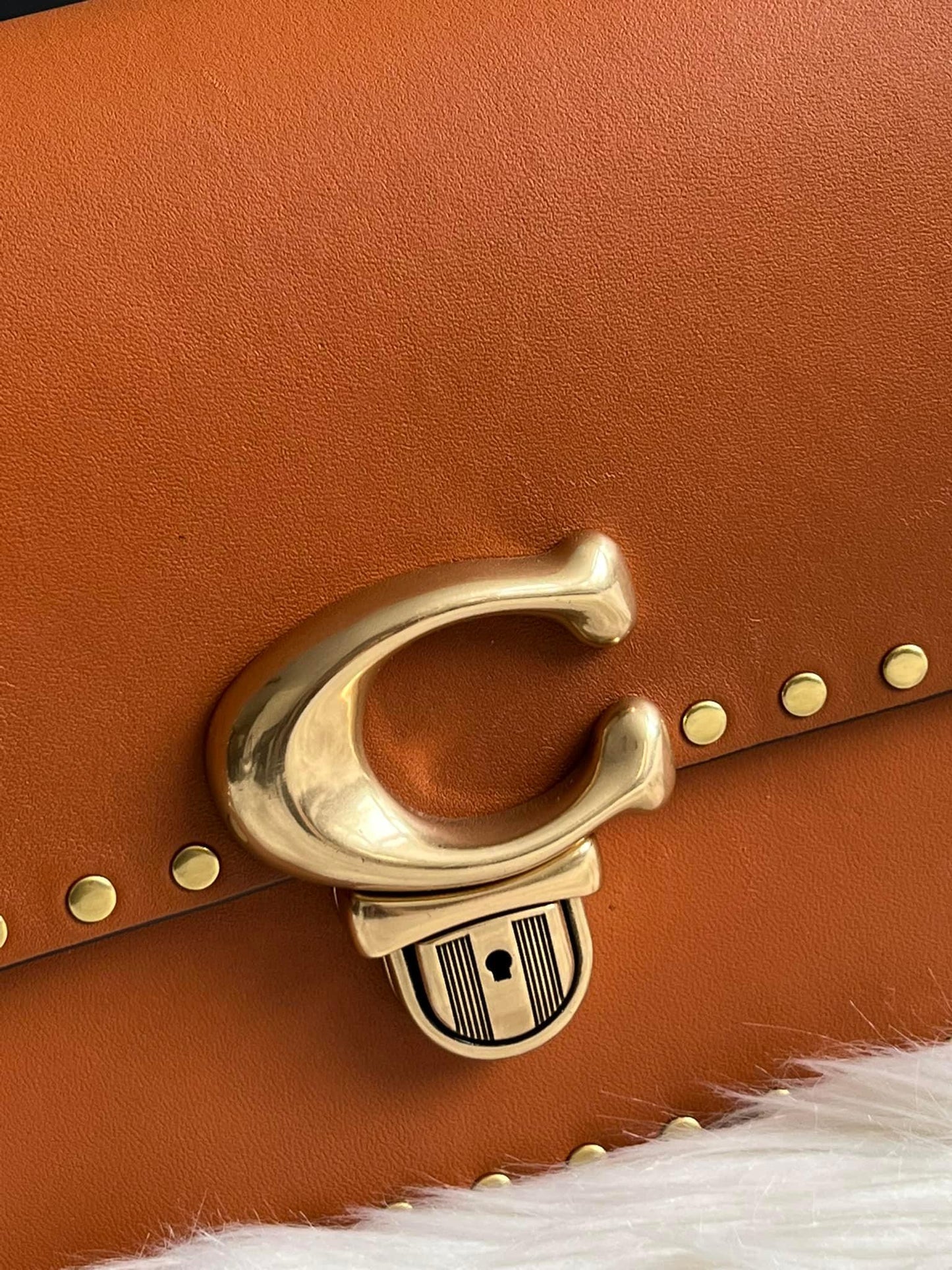 Coach Studio Shoulder Bag with Rivets