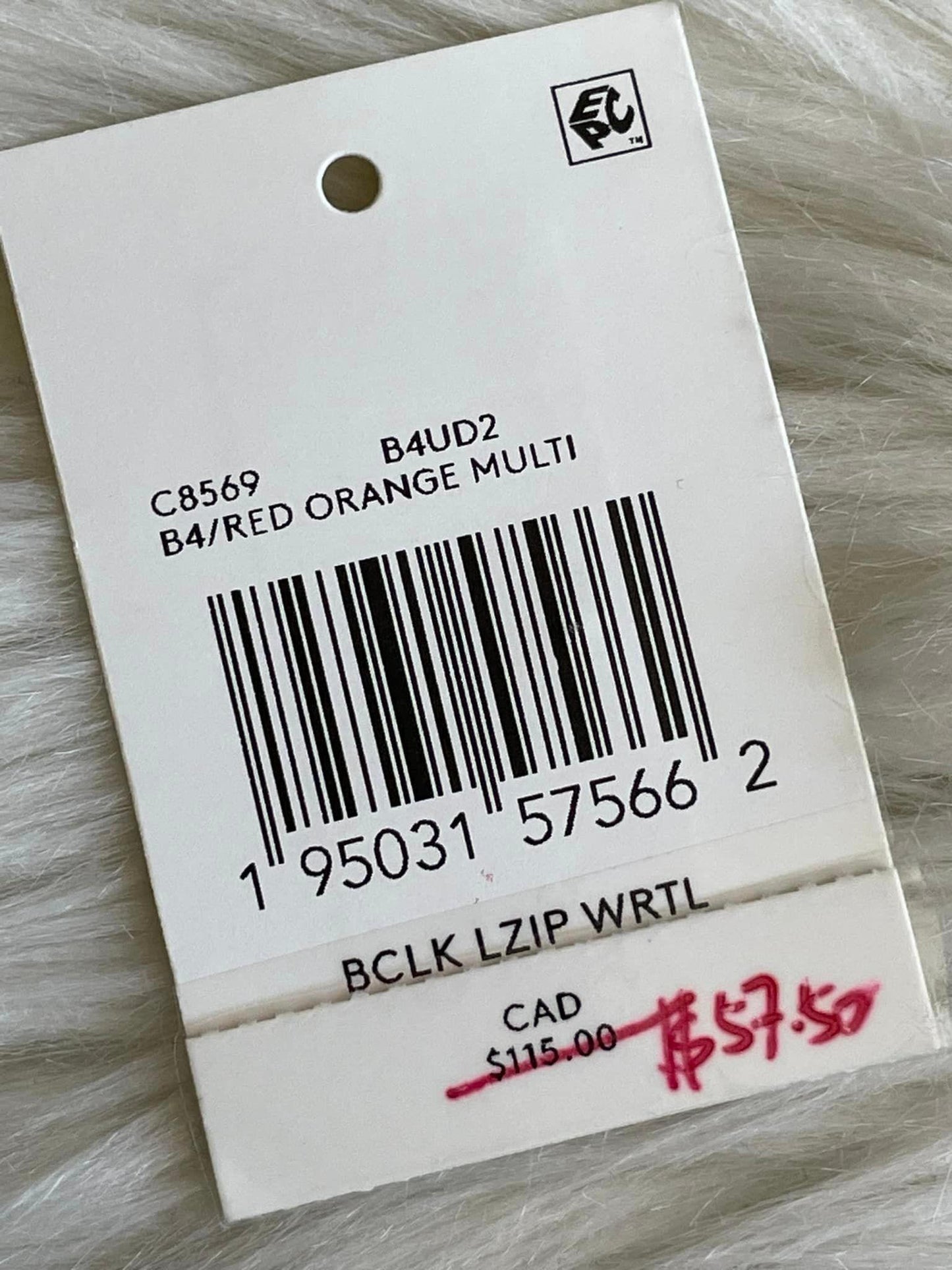Coach L Zip Wristlet in Colorblock