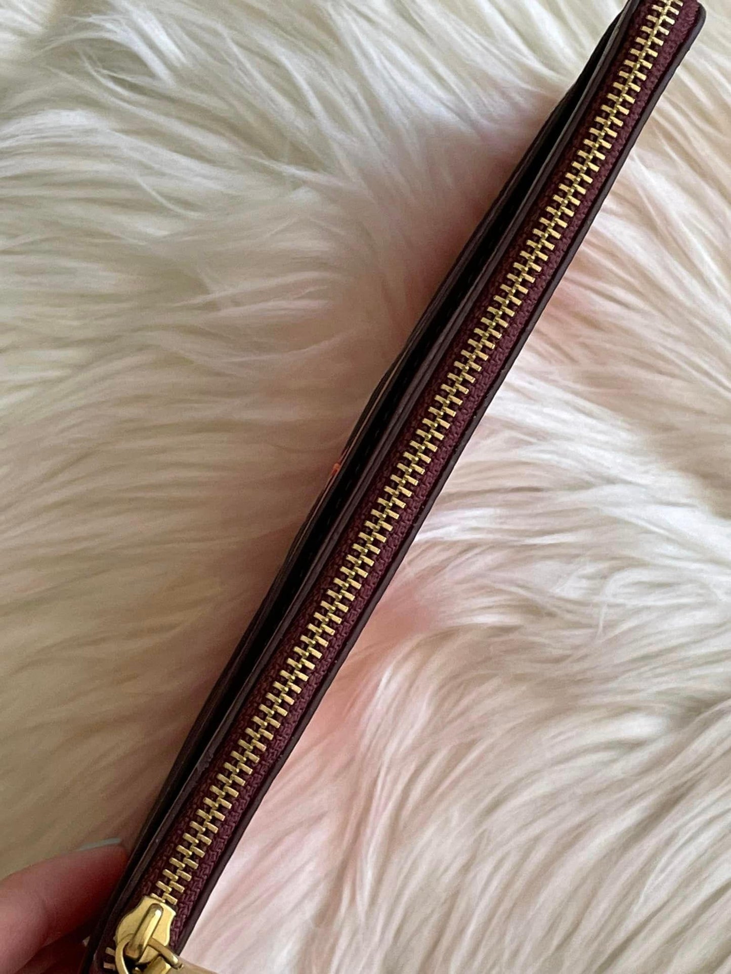 Coach L Zip Wristlet in Colorblock