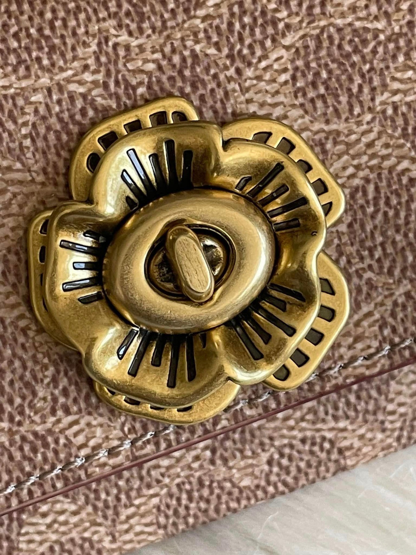 Coach Sunglass Case Bag Charm in Signature Canvas