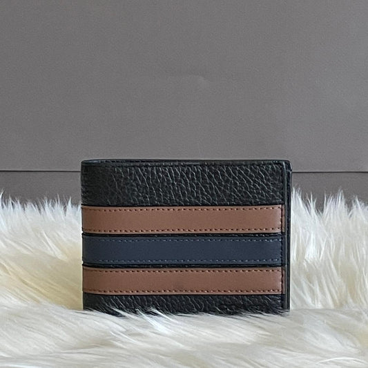 Coach Men’s 3-in-1 Wallet with Varsity Stripe