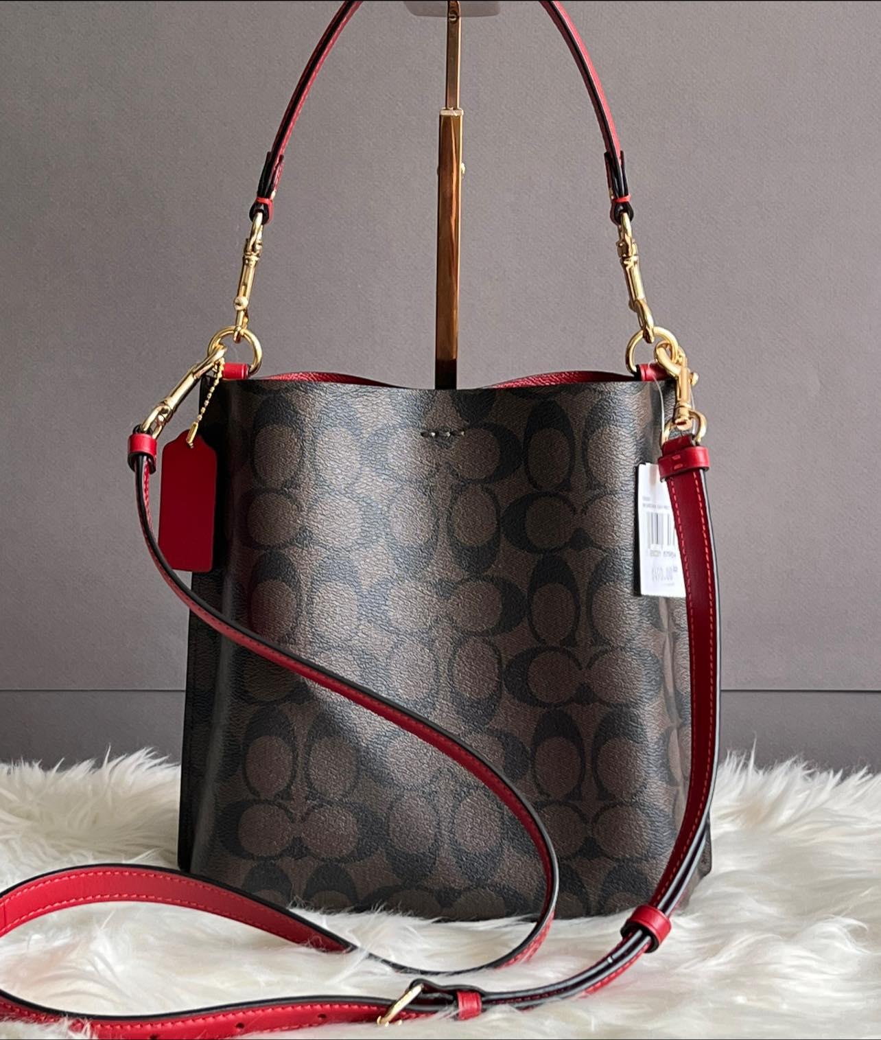 Coach Mollie Bucket Bag 22 in Signature Canvas