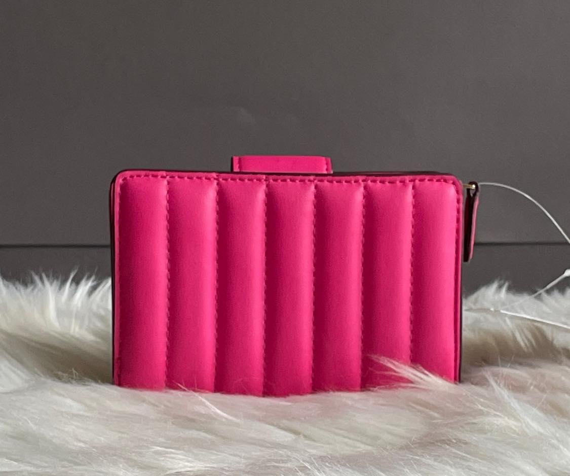 Coach Medium Corner Zip Wallet with Quilting