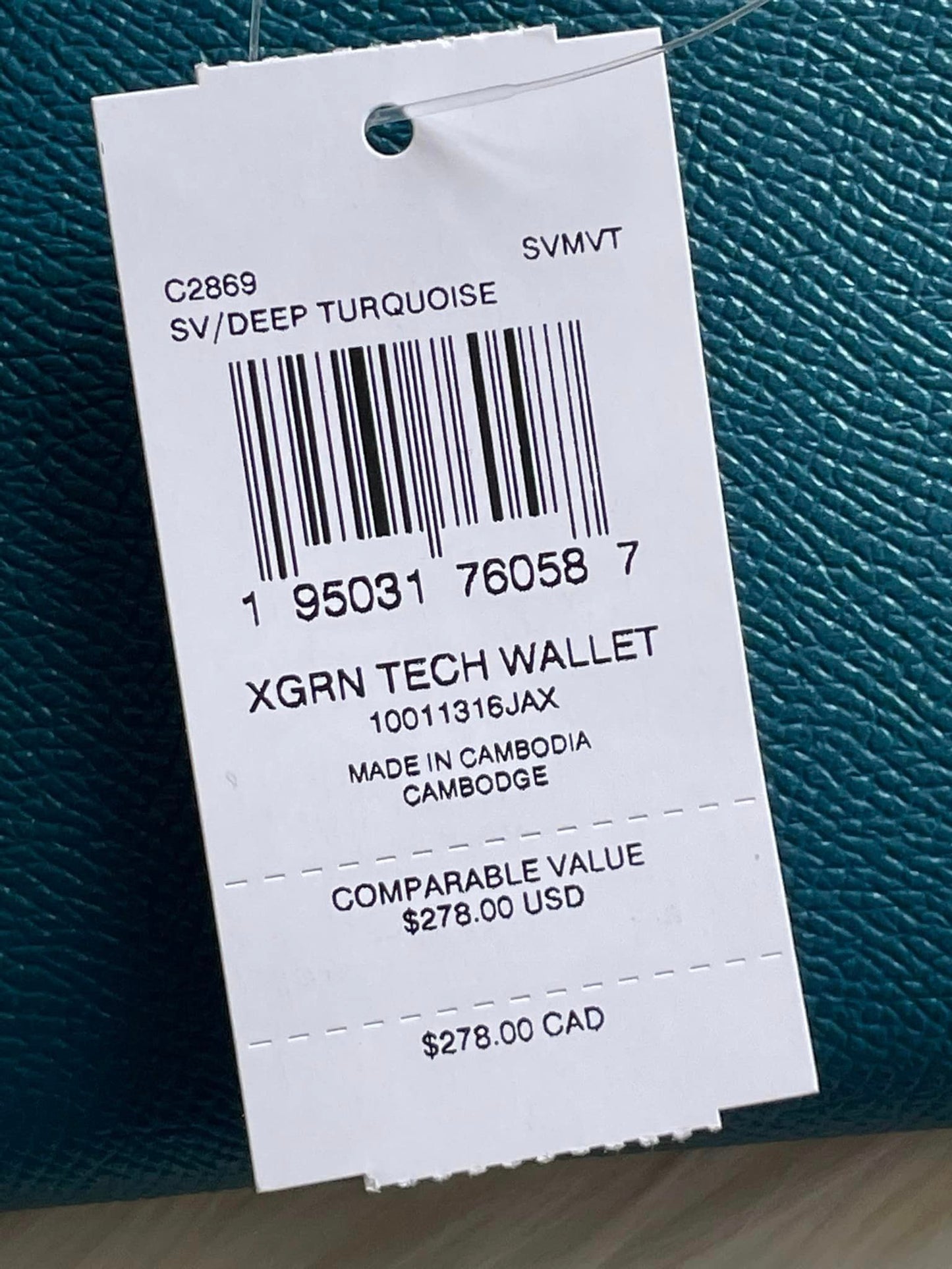 Coach Tech Phone Wallet