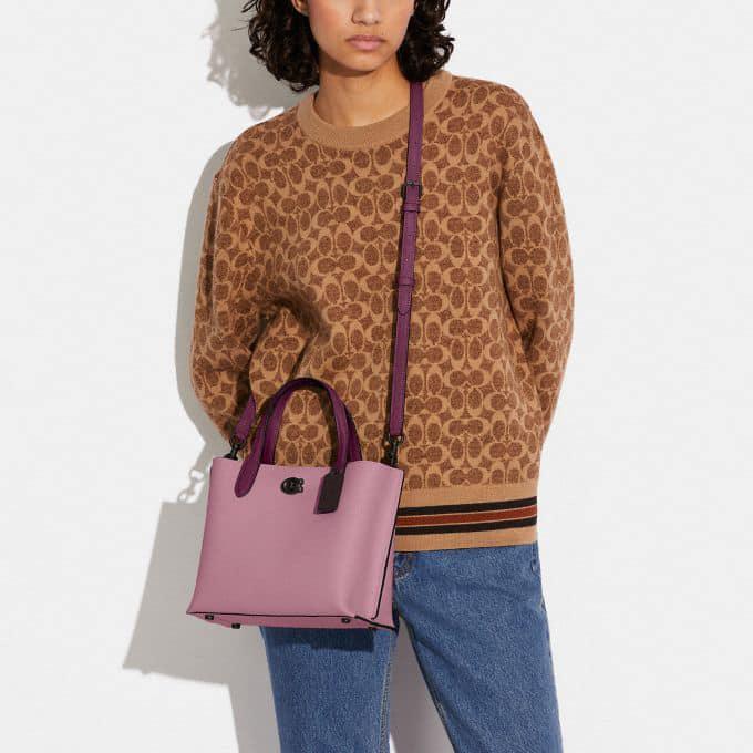 Coach Willow Tote 24 in Colorblock - Club de Mode