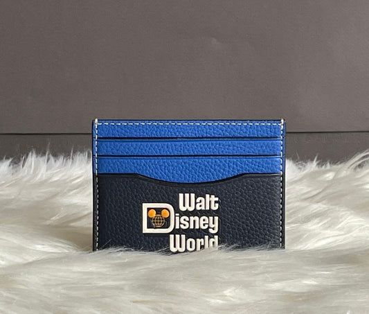 Disney X Coach Card Case with Walt Disney World Motif