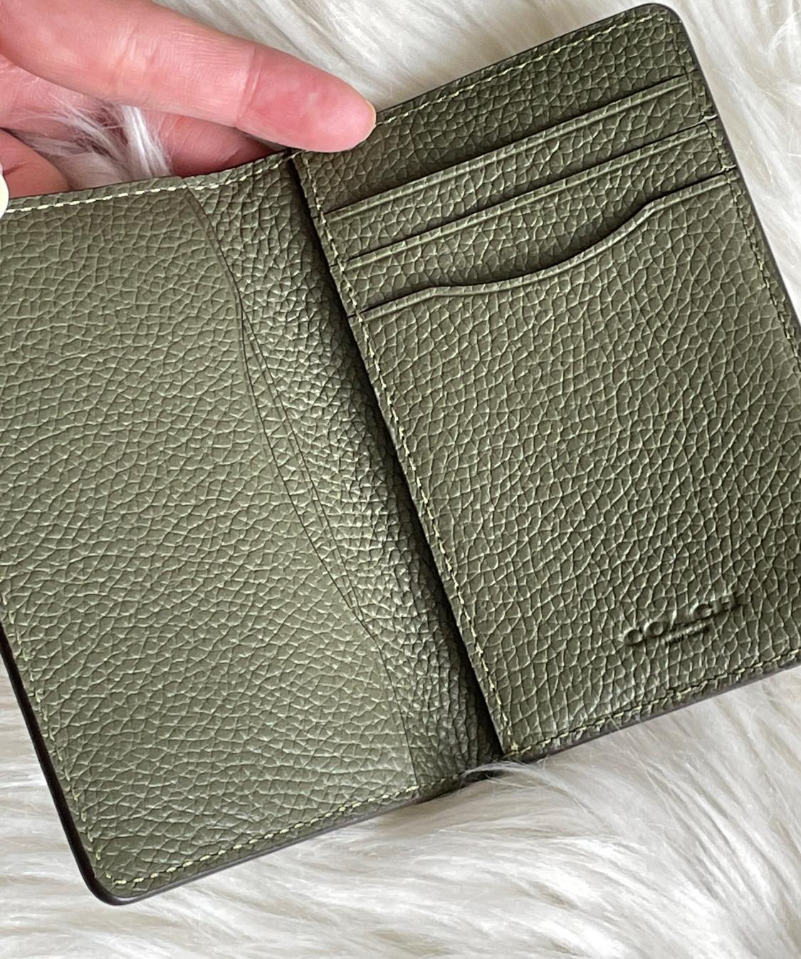 Coach Card Wallet in Signature Leather