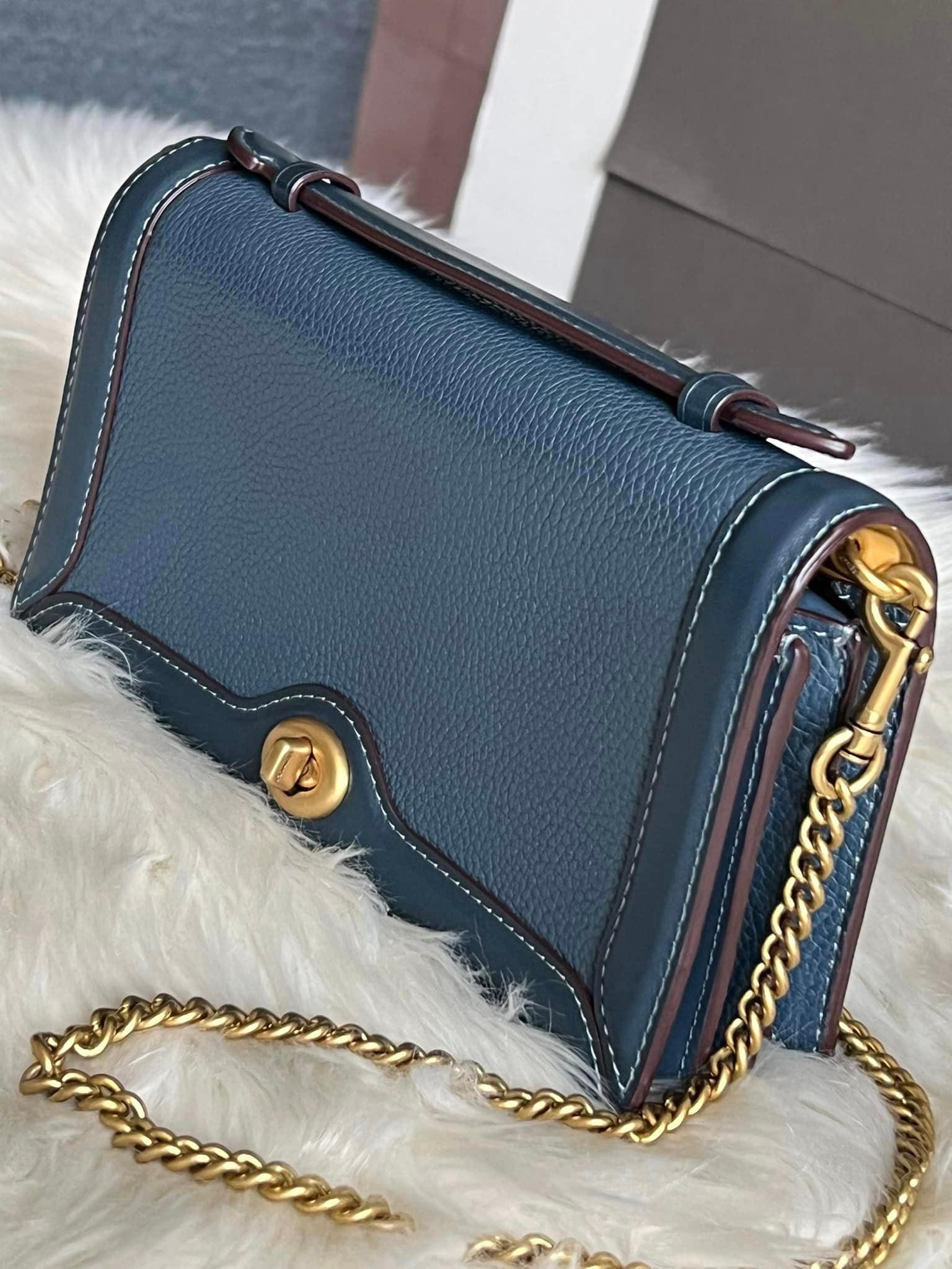 Coach riley chain clutch Clearance