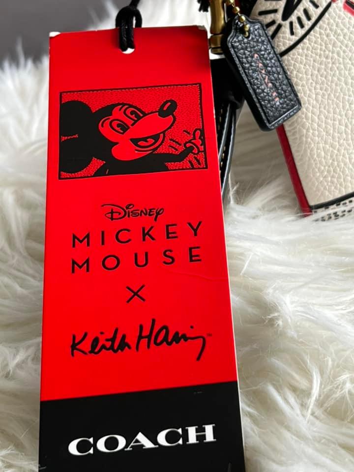 Coach Disney Mickey Mouse X Keith Haring Small Wristlet