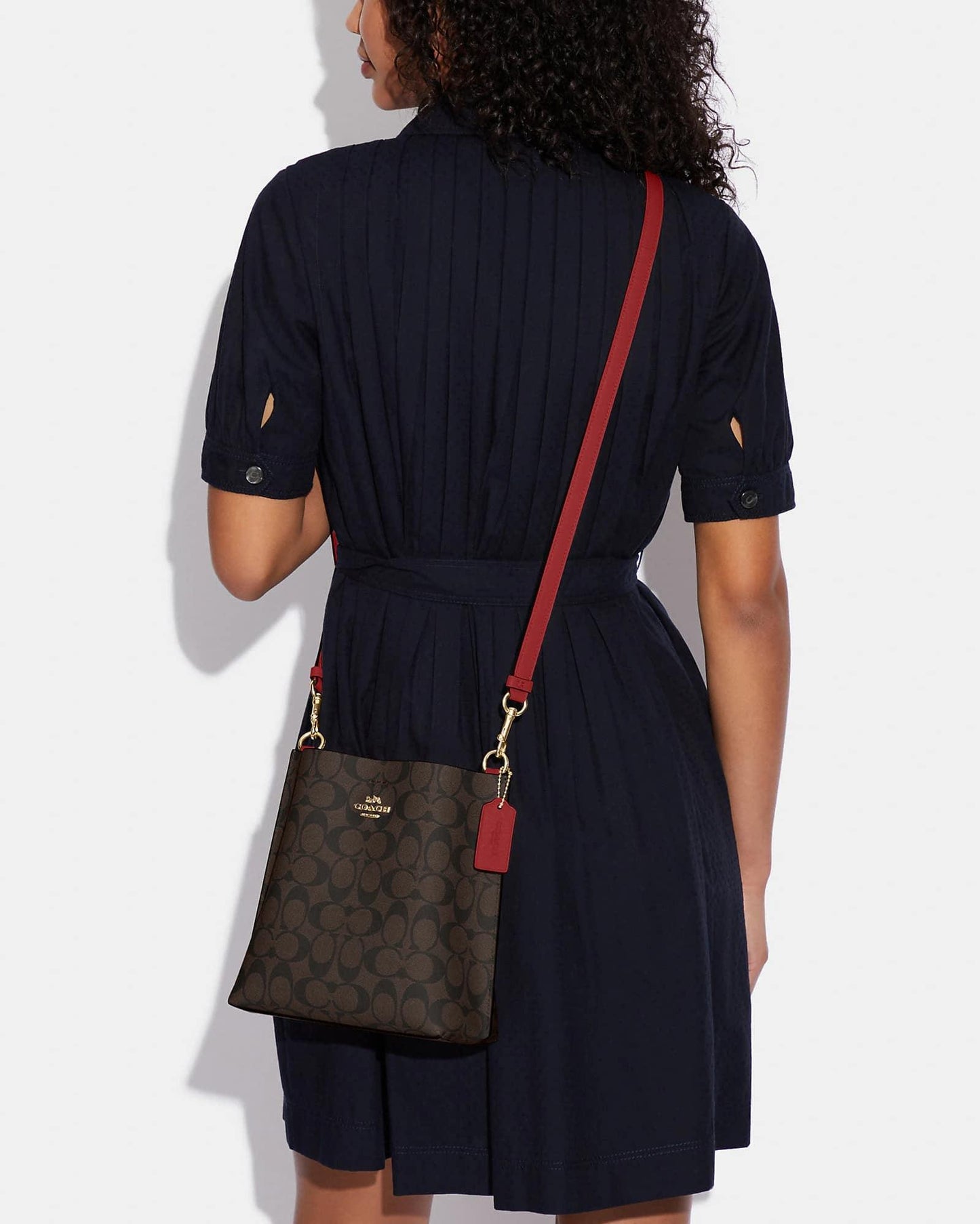 Coach Mollie Bucket Bag 22 in Signature Canvas