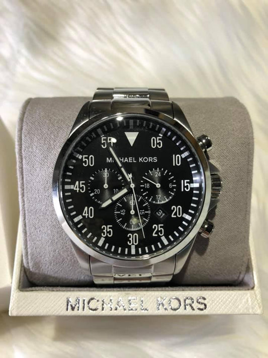 Michael Kors Men’s Gage Silver-Tone Watch