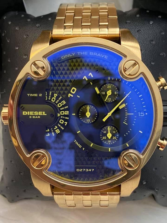 Diesel Men’s Little Daddy Analog Gold Watch