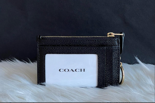 Coach Crossgrain Mini Skinny ID Case
