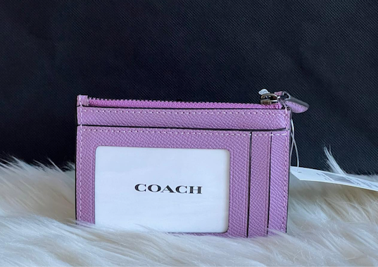 Coach Crossgrain Mini Skinny ID Case