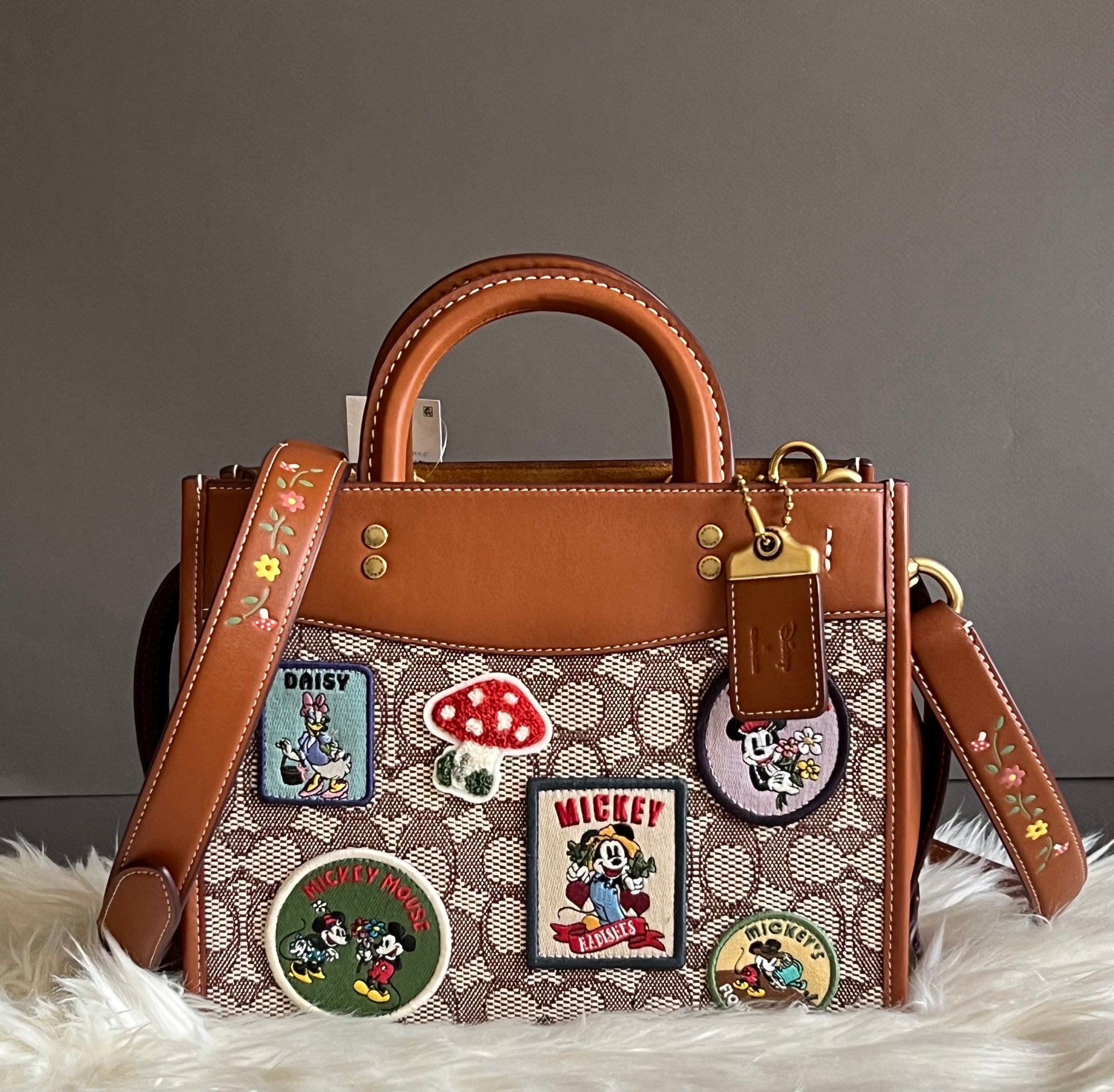 Disney X Coach Rogue 25 in Signature Textile Jacquard with Disney X Coach Rogue 25 in Signature Textile Jacquard with