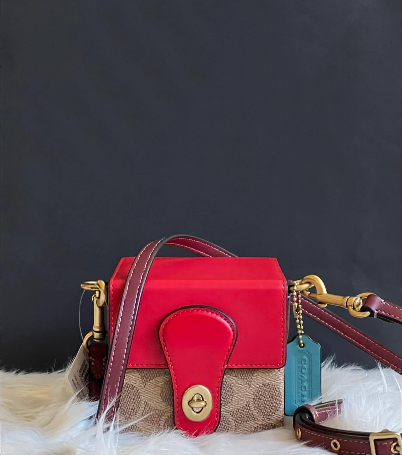 Coach Lunar New Year Square Bag 10 in Signature Canvas