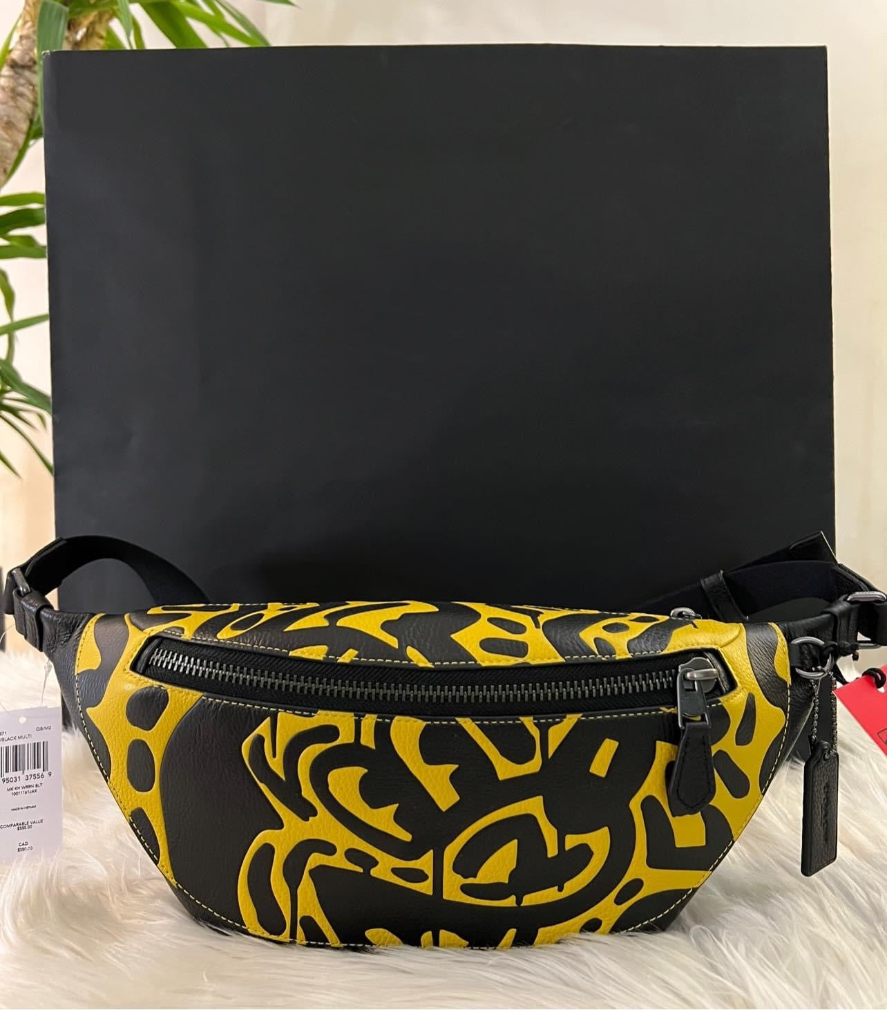 Coach Disney Mickey Mouse X Keith Haring Warren Belt Bag