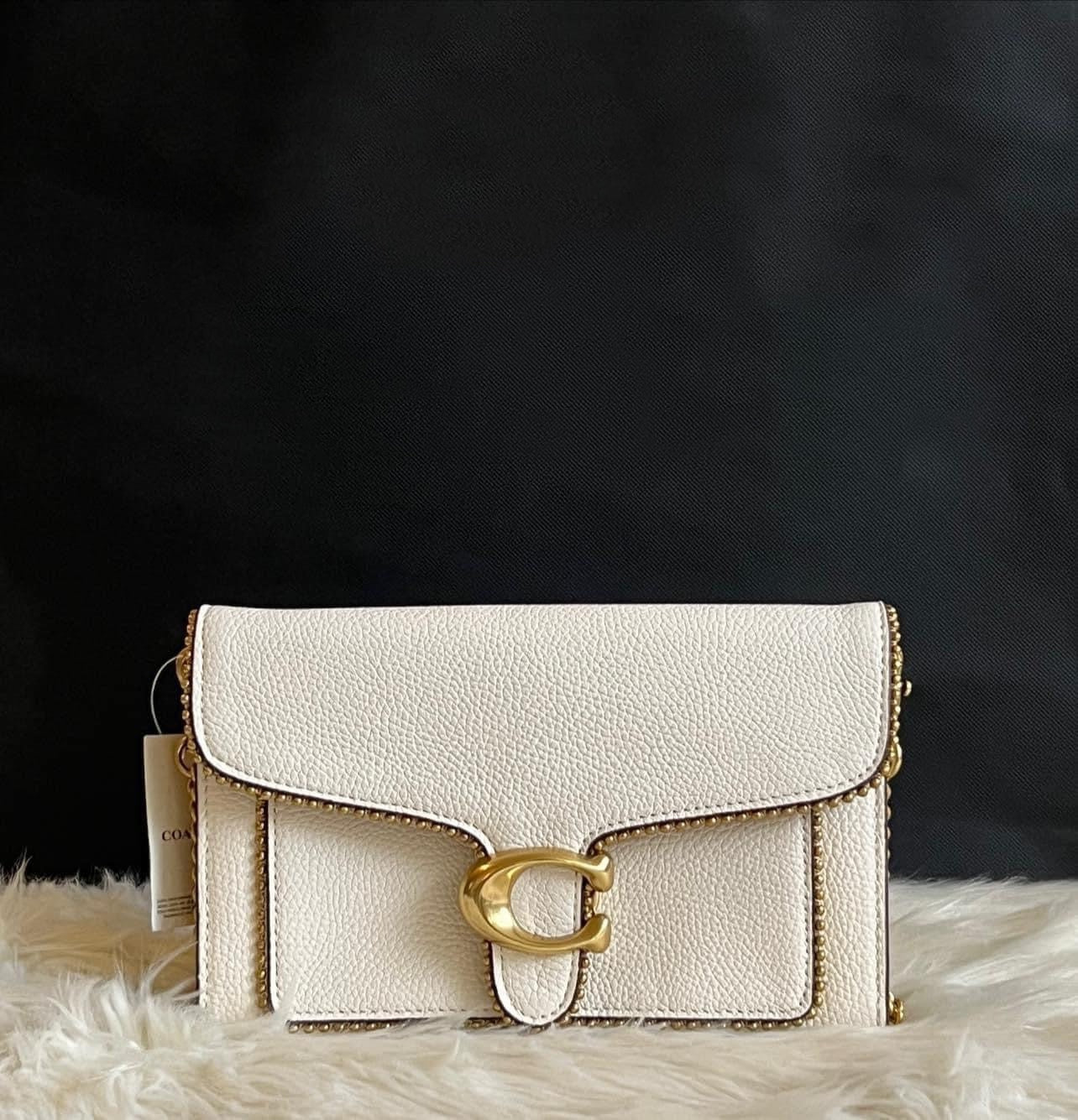 Coach Tabby Chain Clutch with Beadchain