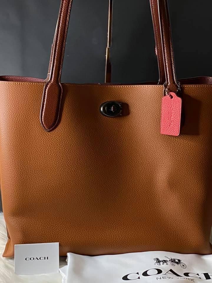 Coach Willow Tote in Colorblock with Signature Canvas Interior - Club