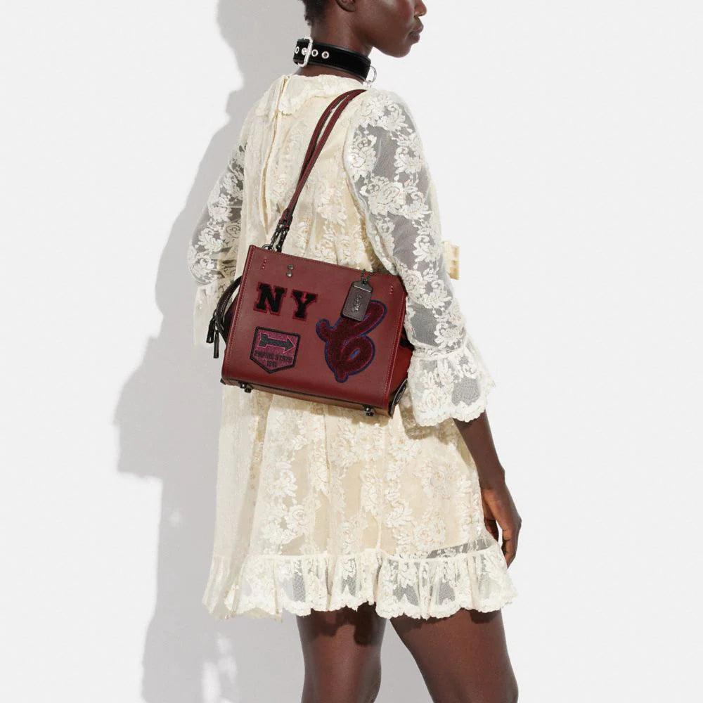 Coach Rogue 25 with Varsity Patches – Club de Mode