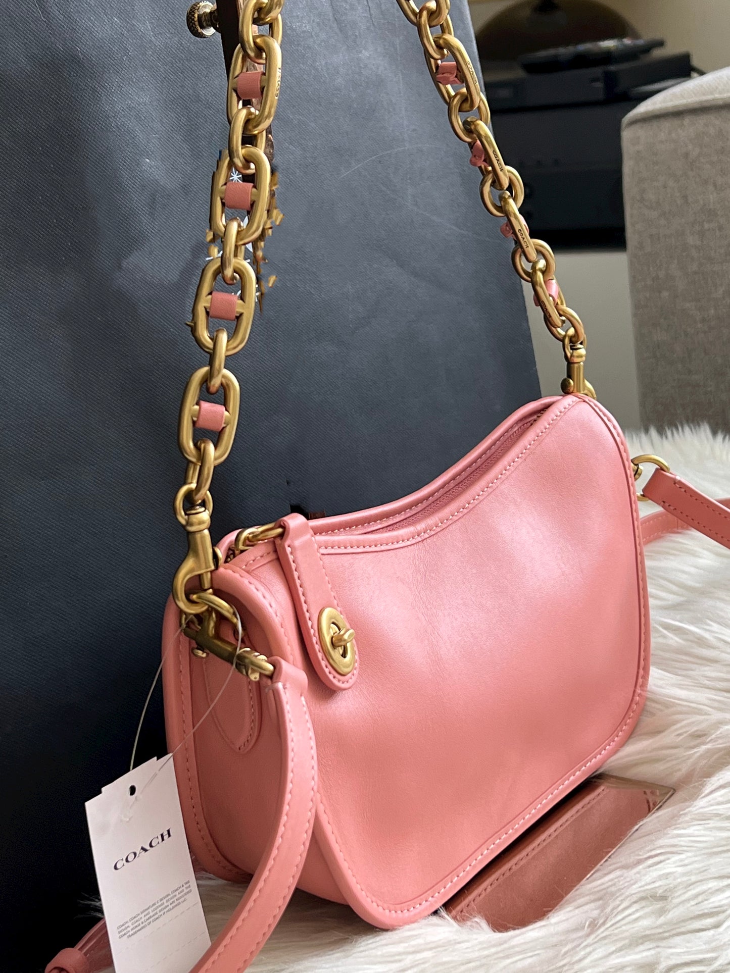 Coach Swinger Bag with Chain