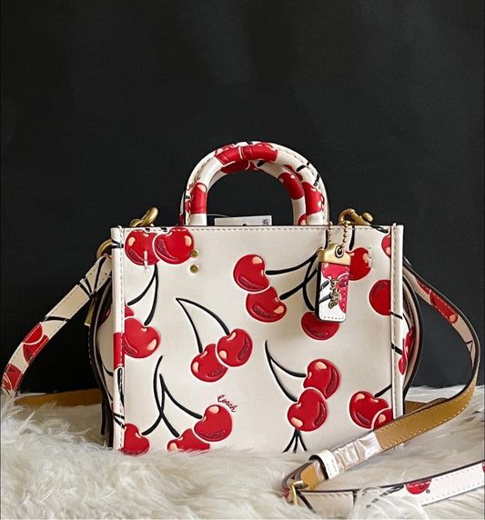 Coach Rogue 17 with Cherry Print