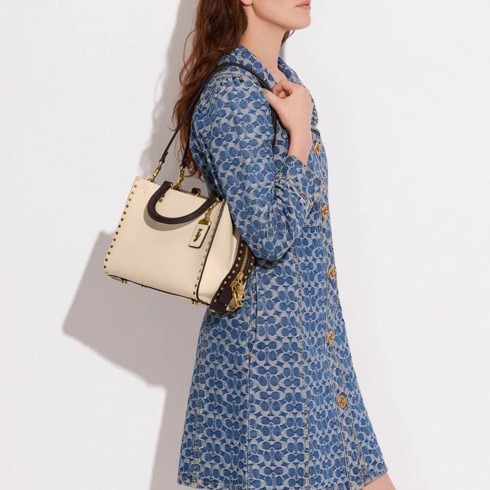 Coach Rogue 25 in Colorblock with Rivets Club de Mode