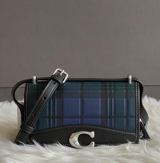 Coach Bandit Crossbody with Plaid Print