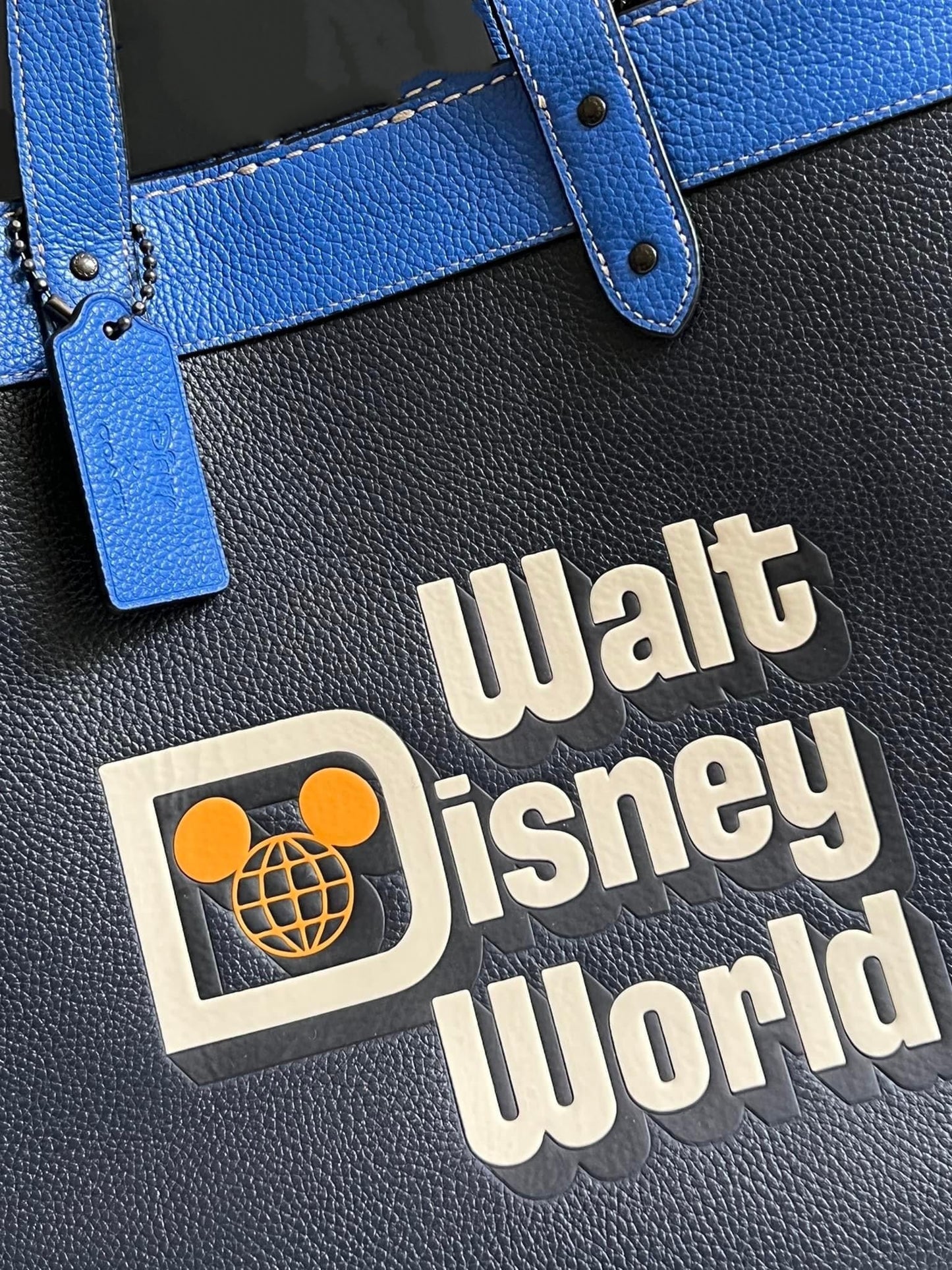 Coach X Disney Field Tote with World Disney World Motif